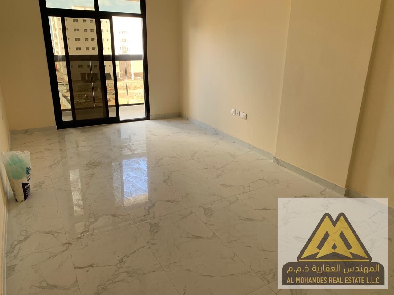 2-Bedroom Apartment for Rent in Al Jurf Industrial 3, Ajman – First Occupancy, Central AC, Balcony, AED 43,000