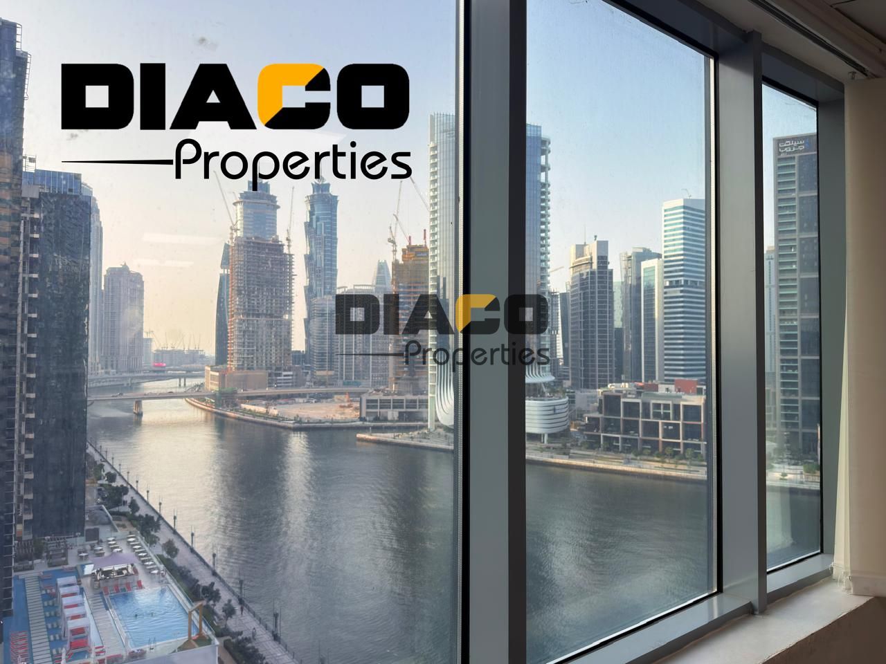 Fitted Office/Prime Location/ Glass Partitions/Canal View/Vacant