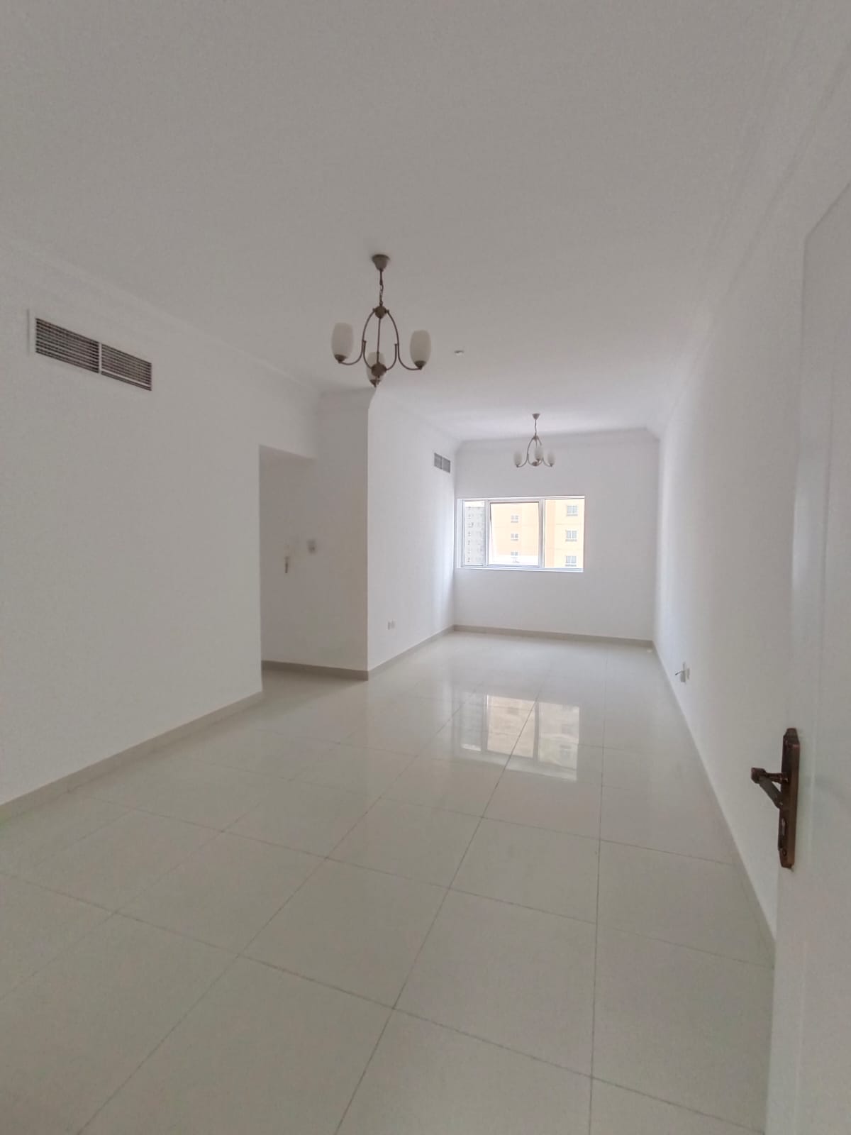 Elegant 1BR apartment in Al Khan Open Corniche view with excellent ventilation, 2 bathrooms, central AC, parking available, prime location close to