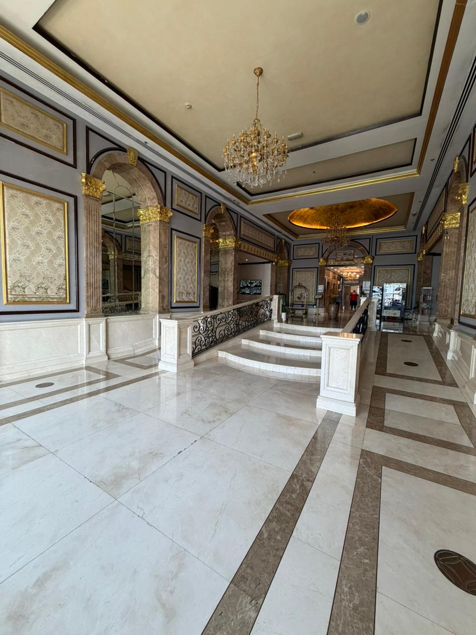 For rent 2-bedroom apartment with living room in Majestic Tower Al Taawun Area