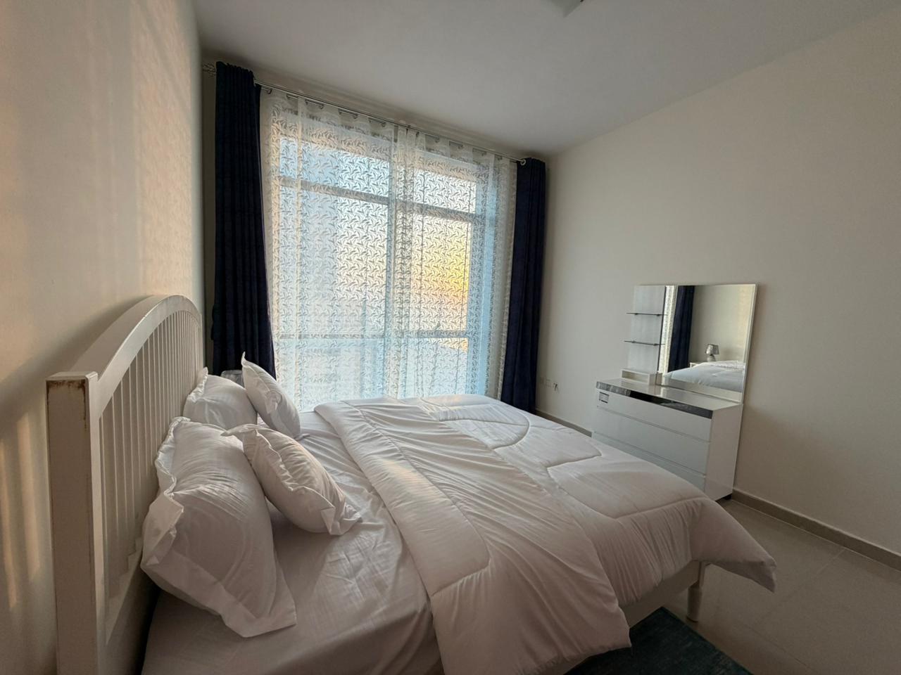 Furnished one-bedroom apartment with a full sea view, Etihad Tower