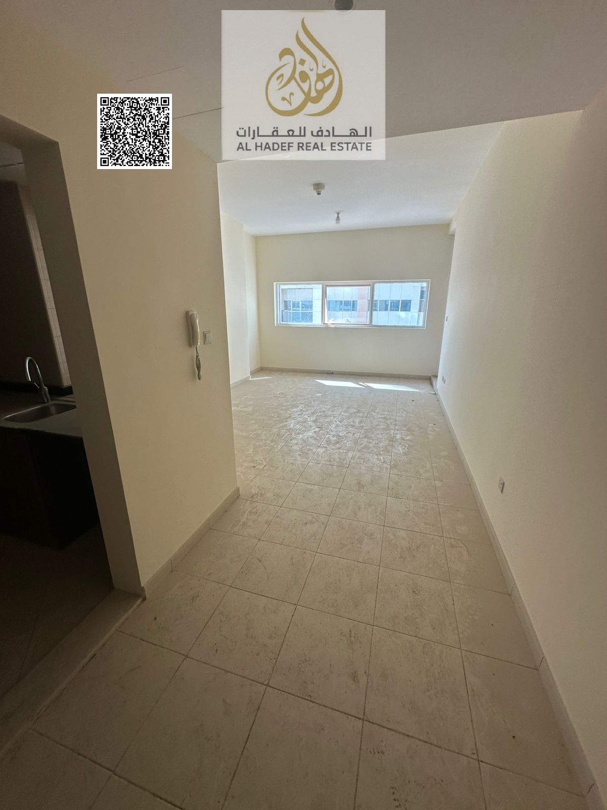 Immediate occupancy, two-bedroom apartment with living room, freehold ownership for all nationalities, Ajman Towers One