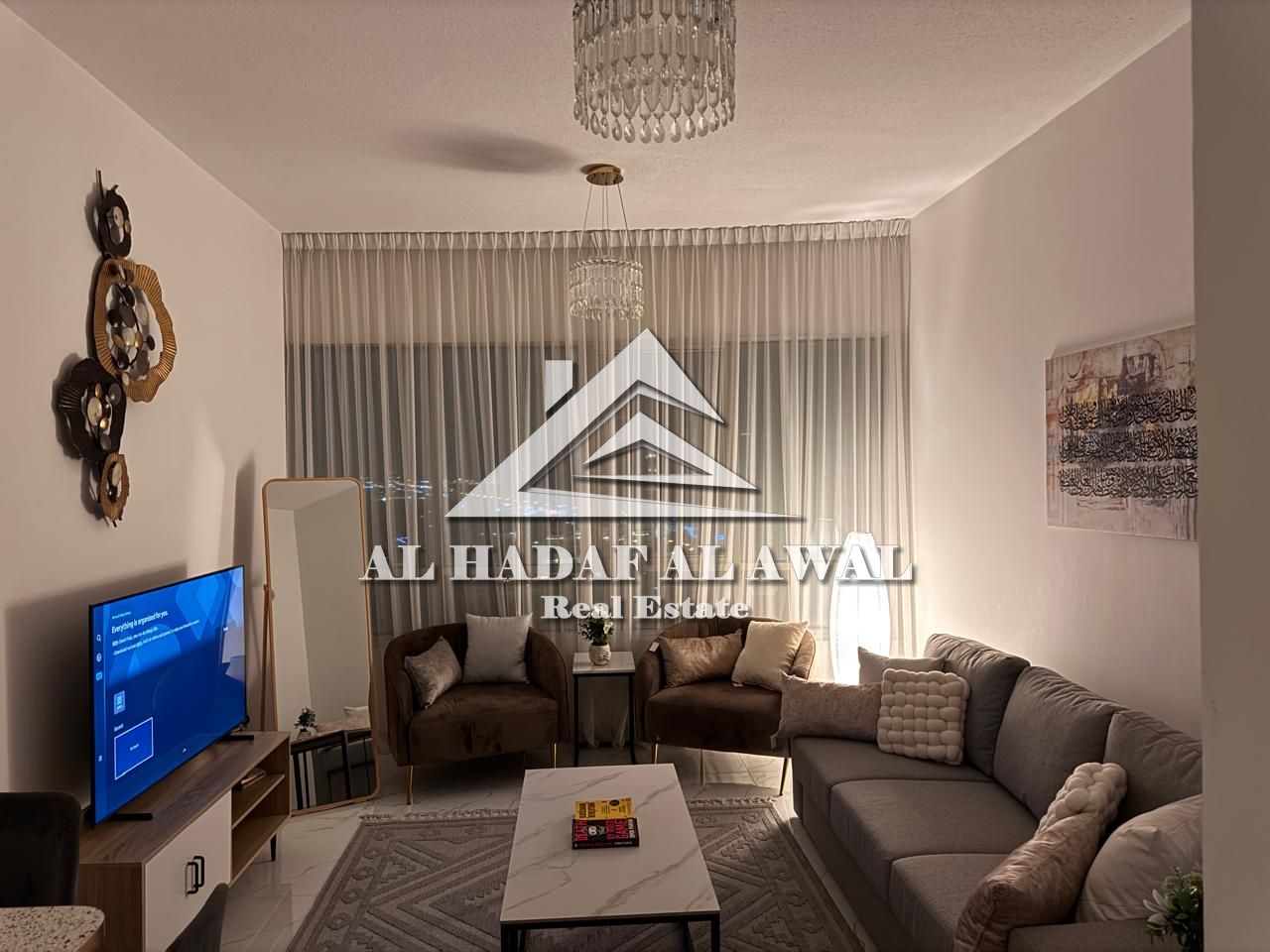 Sharjah, Beach Tower 2: One bedroom and living room available, spacious, with balcony and 2 bathrooms. Rent: AED 6800 (internet included). Security