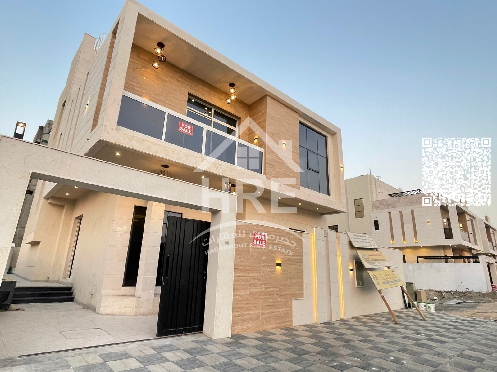 Luxury villa for sale in Al Bahia, opposite Mohammed Bin Zayed