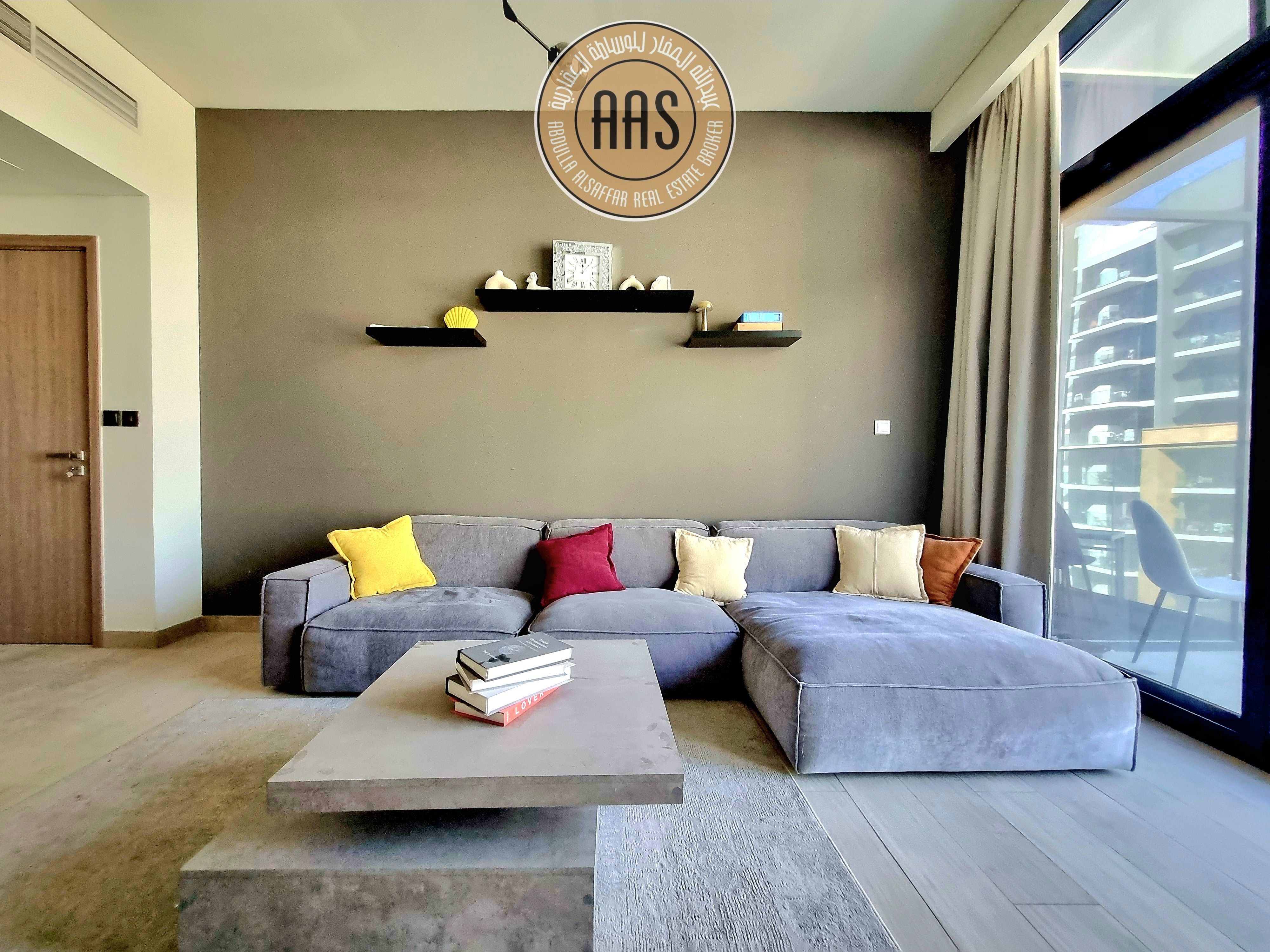 Furnished 2BHK | Chiller Free | Prime Azizi Riviera Lifestyle | Meydan