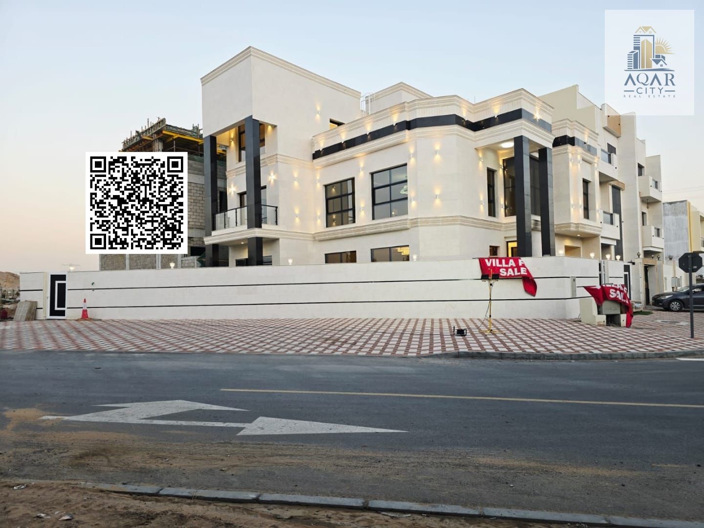 **A strategic location near all services The price includes everything, registration fees, water, electricity, central air conditioning, and the corner of two streets, negotiable and a large area **Easy access to main roads** (for all services) **