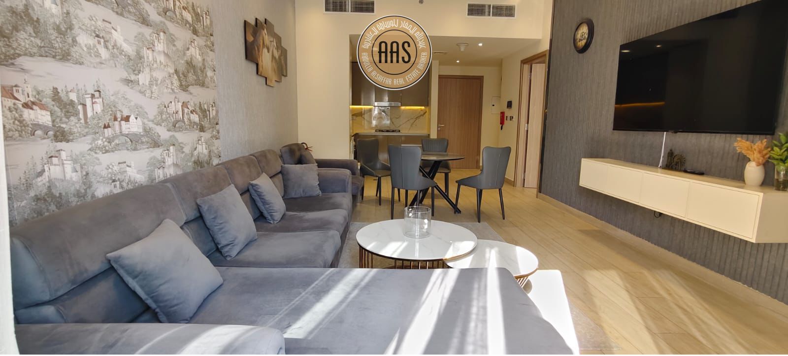BRILLIANT offer fully furnished biggest 1bhk with chiller free