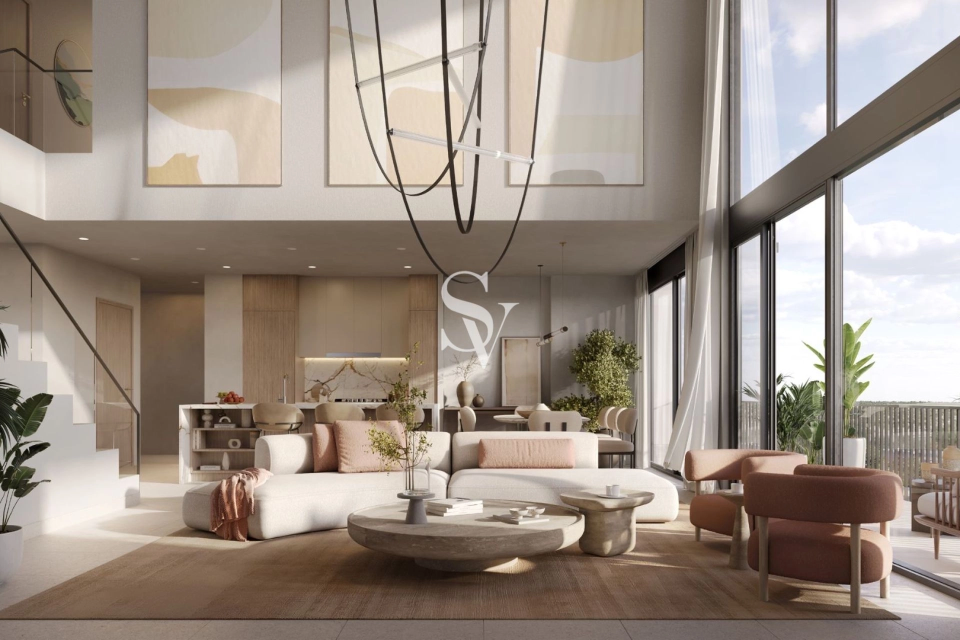 Large 2BR+ Layout | Tranquil Green Community