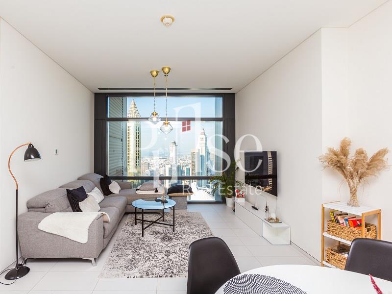 Spacious 1BR Layout | DIFC and Sea Views