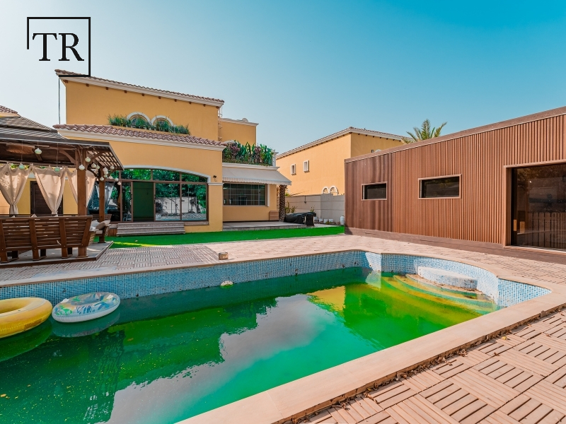 Landscaped Bliss | Semi Furnished | Maid+Pvt Pool