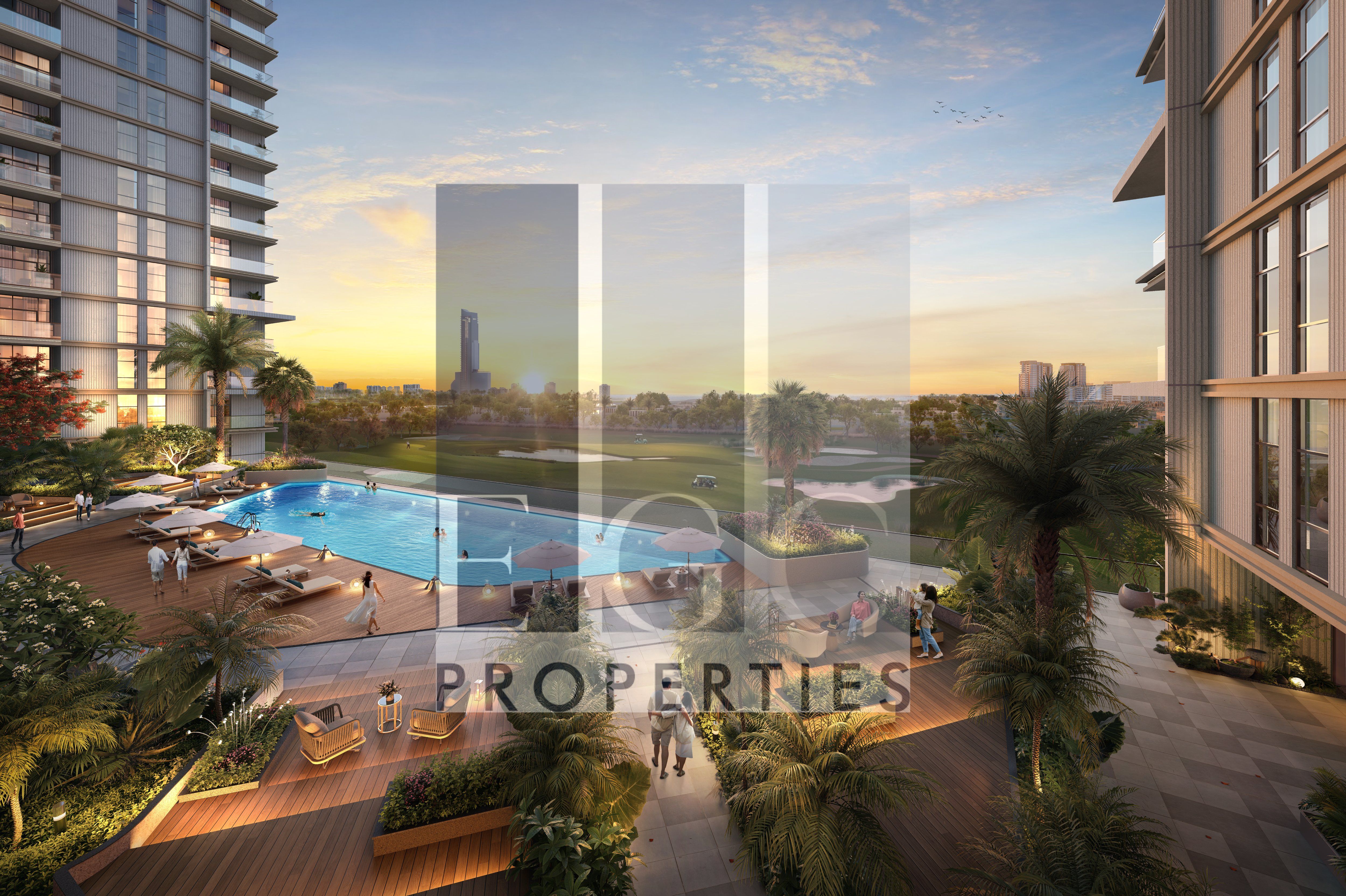 Gulf Golf Course & Rak Certral View| 20% DP 50/50 PP