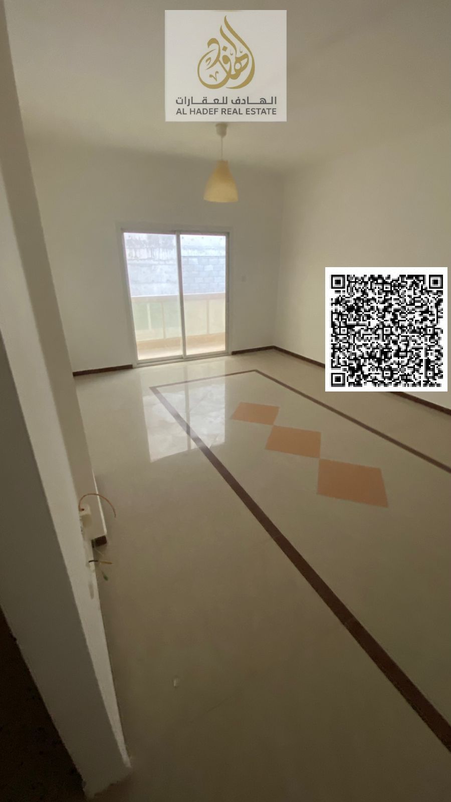 For rent in Ajman: a separate one-bedroom apartment with a living room, bathroom, and balcony in Al Nuaimiya 2, King Faisal Street, near Al Safeer Mal