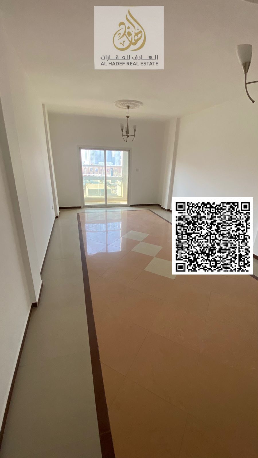 For rent in Ajman: Two bedrooms and a separate living room with two bathrooms and a balcony in Al Nuaimiya 2, King Faisal Street, near Al Safeer Mall