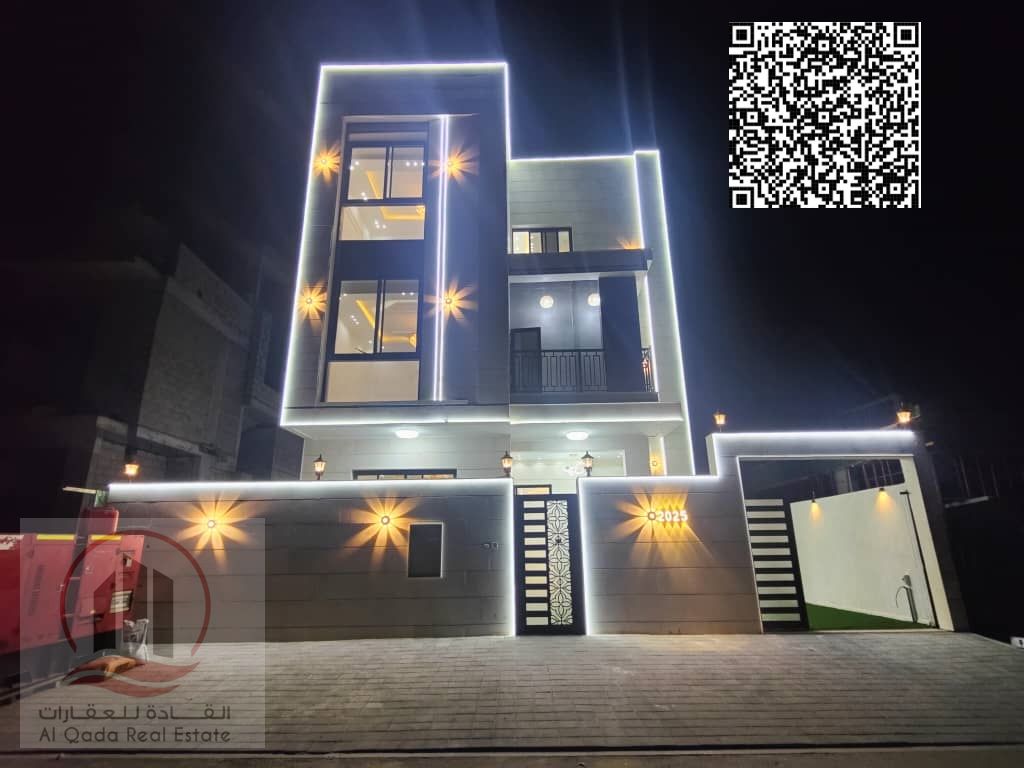 Luxury villa for sale in Al Zahia, 6 master bedrooms