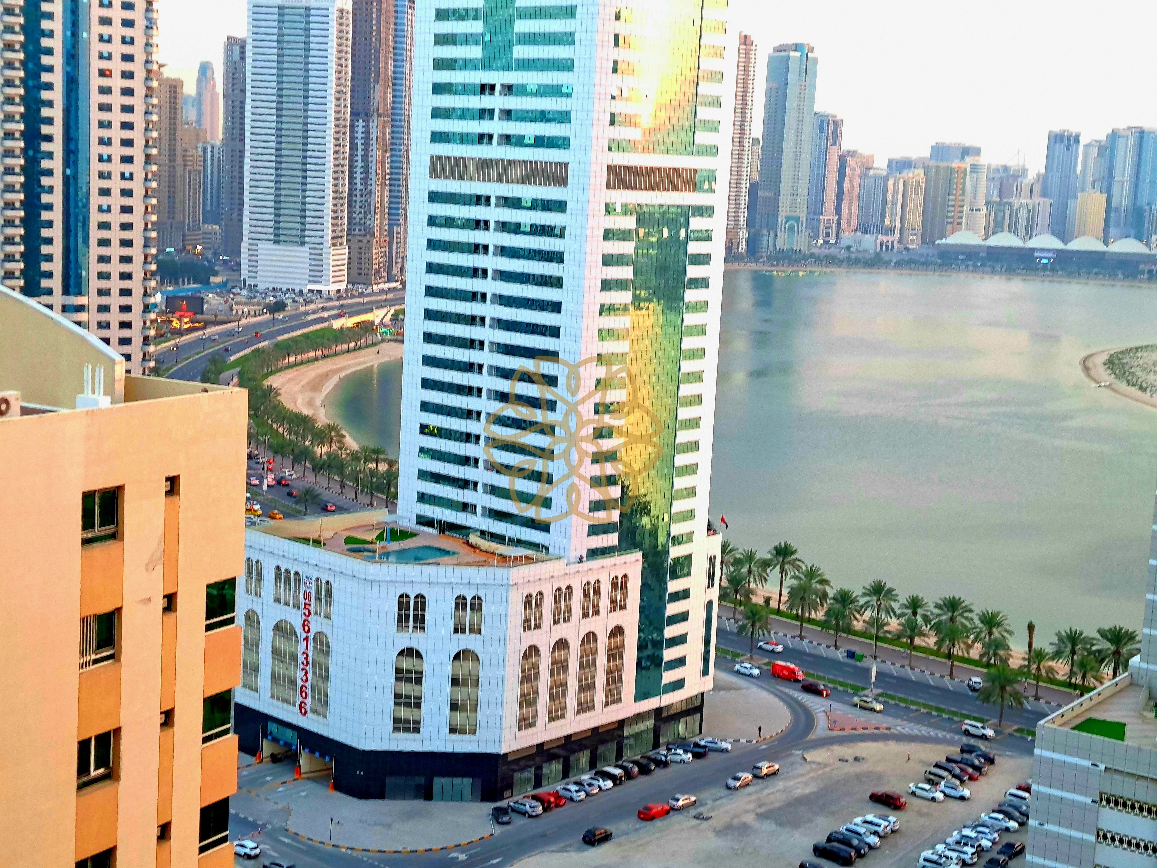 Sea View One Bedroom With Free Parking In Al Khan Master Bedroom