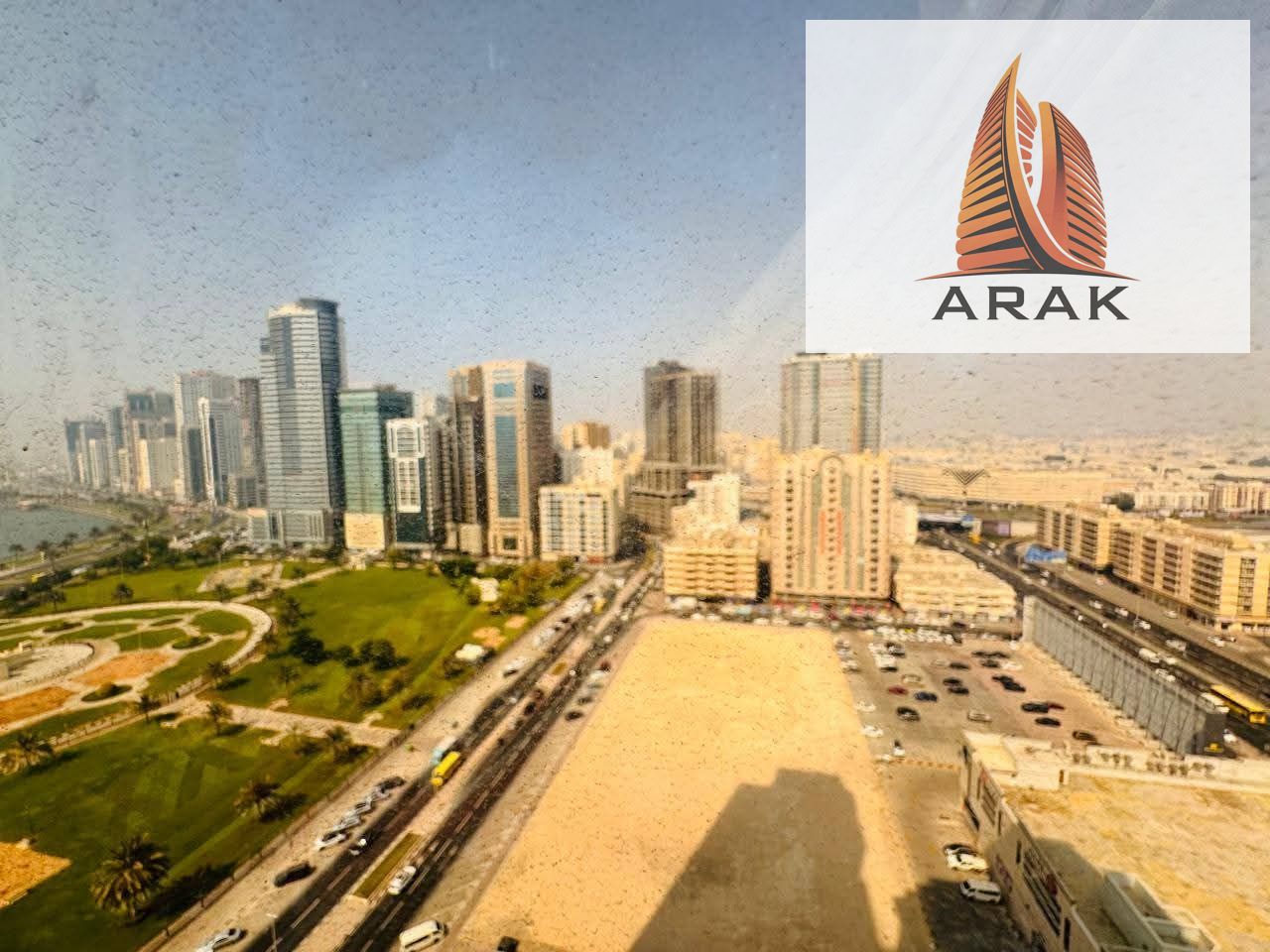 A wonderful apartment for sale in Sharjah, Al Majaz 2, freehold, creek view, fully furnished, 3 bedrooms, hall, and maid's room