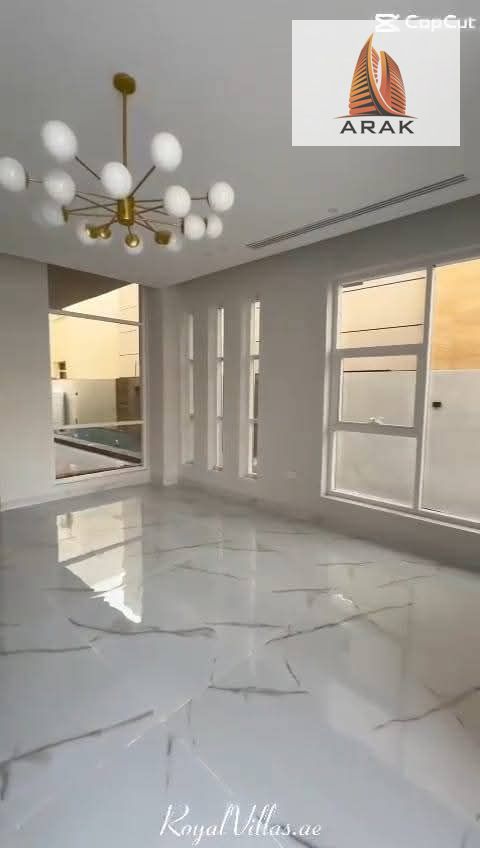 Wonderful villa for sale in Ajman, Al Aliyah area, the most upscale area of Ajman and the closest to Dubai