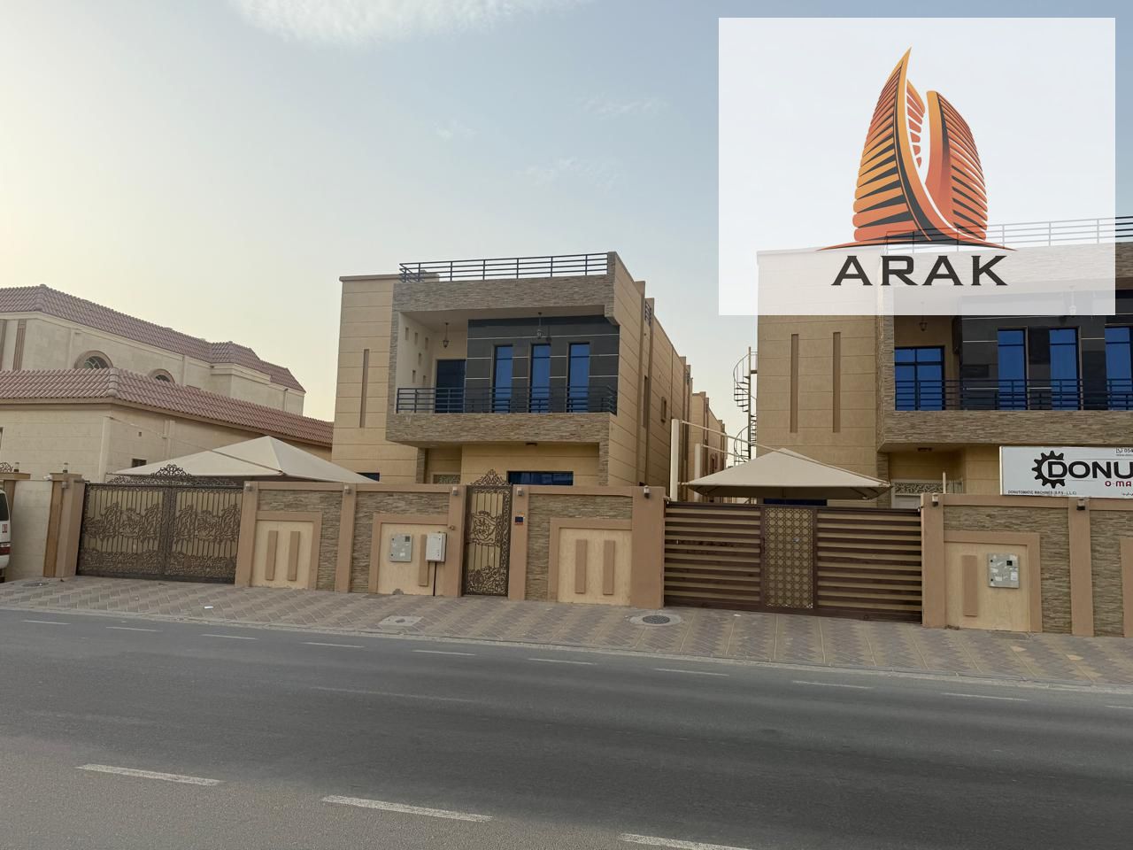 Residential commercial villa for sale in Ajman Al Rawda 2 brand new villa with elegant design consisting of ground and first floor