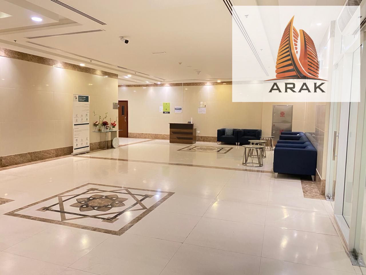 For sale: Studio apartment in Orient Towers with an area of 550 sq ft. The unit is in excellent condition