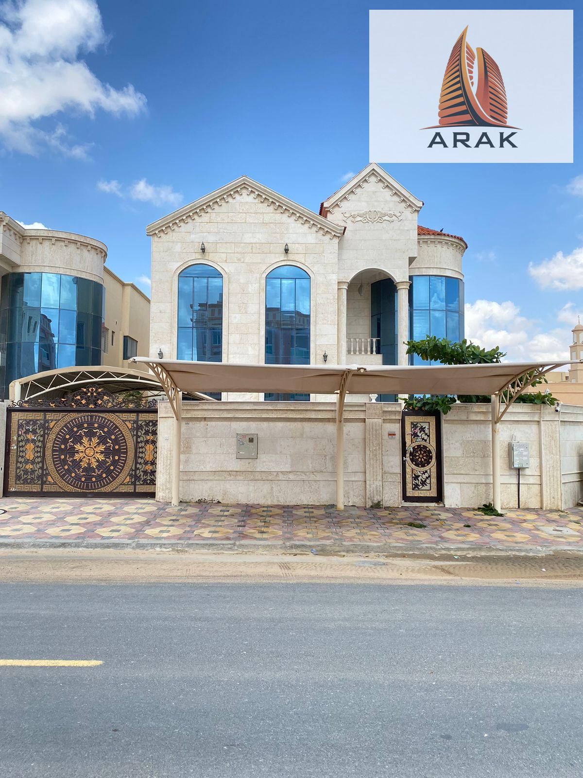 **Premium Villa for Rent in Al Mowaihat 1** A high-quality villa is available for rent in Al Mowaihat 1, located on a main residential and commercial street. The villa sits on a corner plot with two street fronts, making it suitable for families or busine