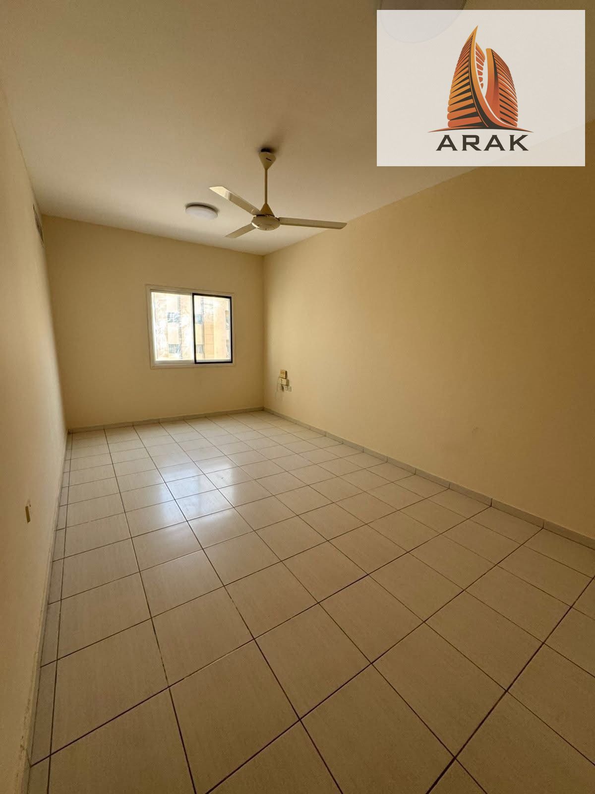 Annual rent: A two-bedroom apartment with a living room available in Marrakech Building, Al Nuaimiya 2, Ajman. The apartment is located in a prime and