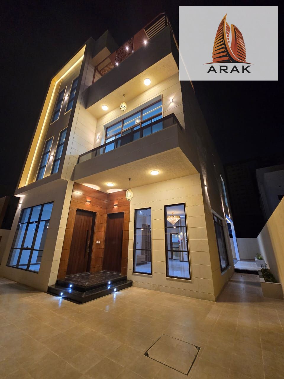 Villa for rent in Al Amerah area Ground floor, first floor, and roof