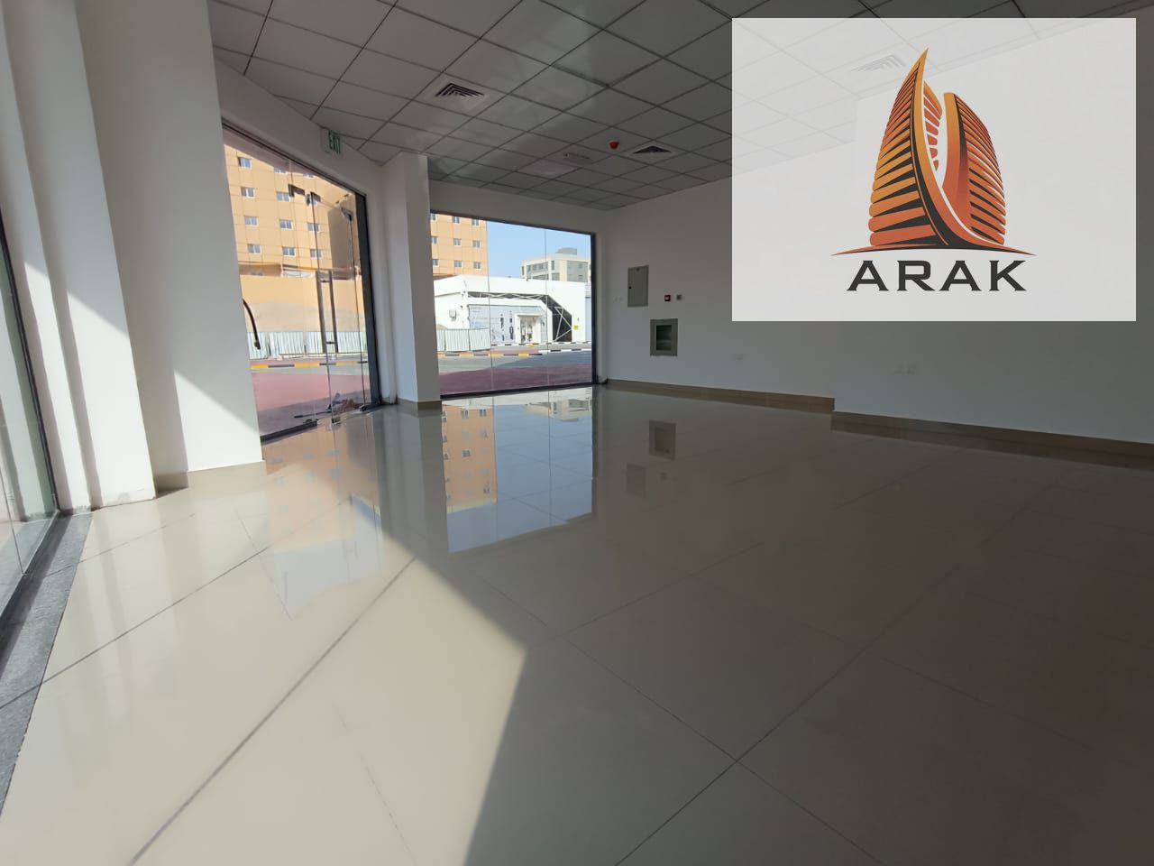 For rent a commercial shop in Al Jurf 3