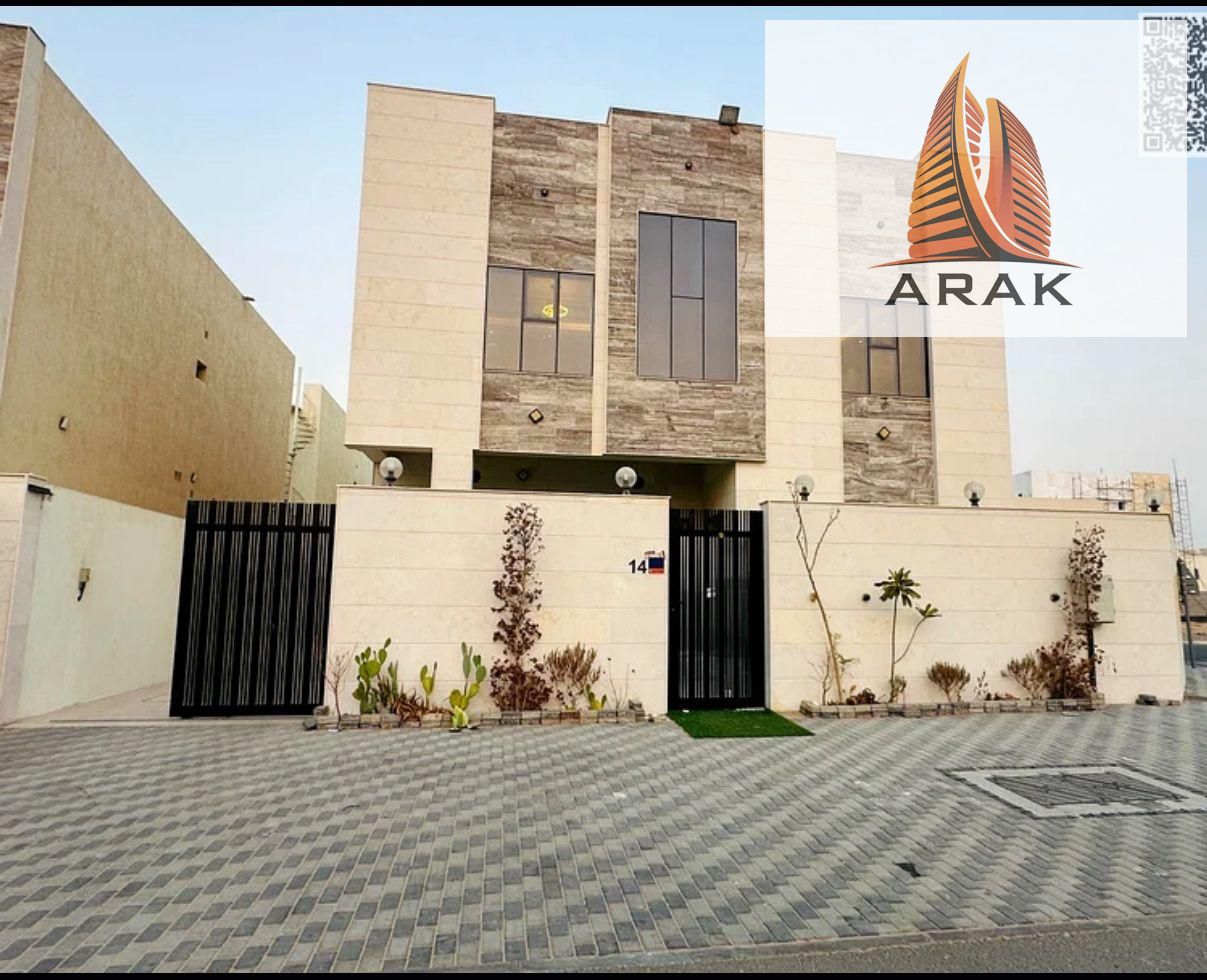 For annual rent in Al-Amerah — Corner Villa 6 master bedrooms, a majlis, a living room, a maid’s room, a yard, and a large terrace. The required rent