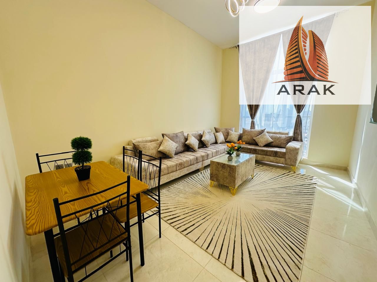 Two-bedroom apartment with living room Ajman, Al Nuaimiya 2 – Kuwait Street Opposite Safeer Mall Near Sheikh Khalifa Street