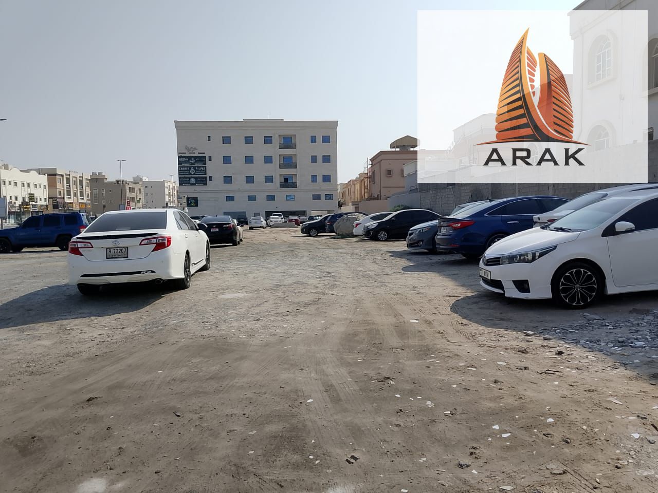 Land for sale in Al Mowaihat 3, on Granada Main Street Residential / Commercial Permit: Ground + 2 Area: 553.7 sqm / 5,960 sq ft Asking price: 3,000,0