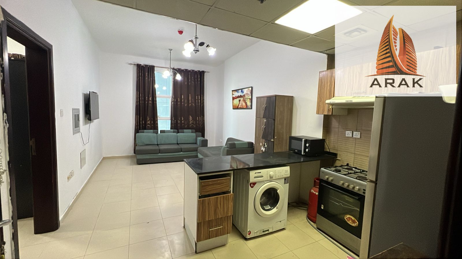 Furnished One-Bedroom Apartment for Annual Rent in City Towers B4 with Parking and Interior View – Comfortable Ready-to-Move-In Home