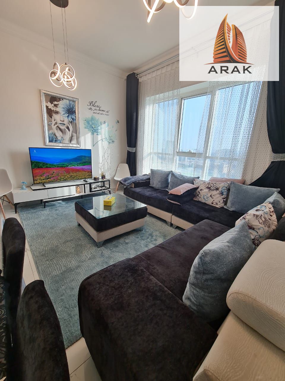 Monthly Rent – Super Deluxe 1 Bedroom & Hall – Al Waha Tower 1 – Ajman