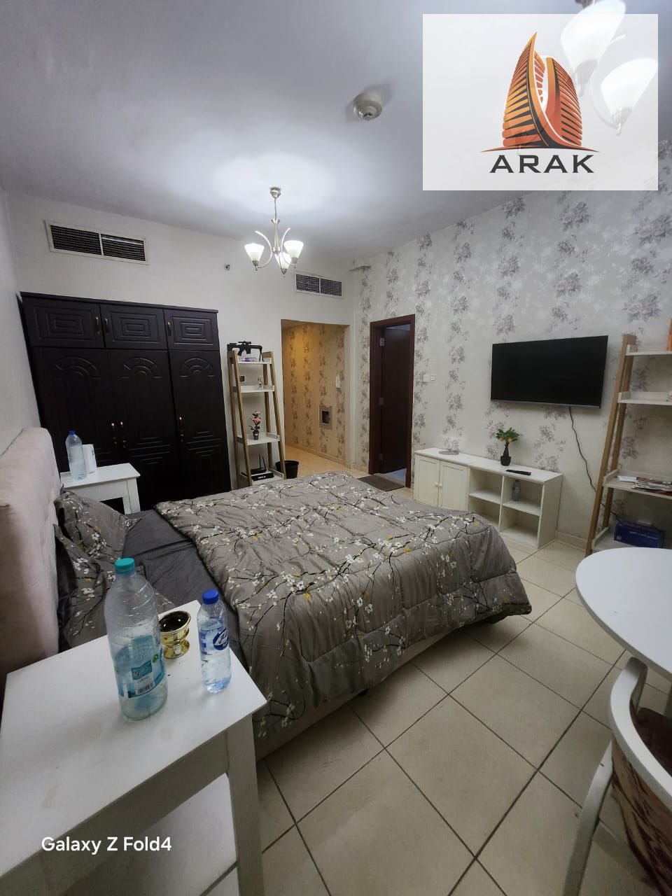 Spacious Studio for Rent with Balcony Separate Kitchen and Two Bathrooms