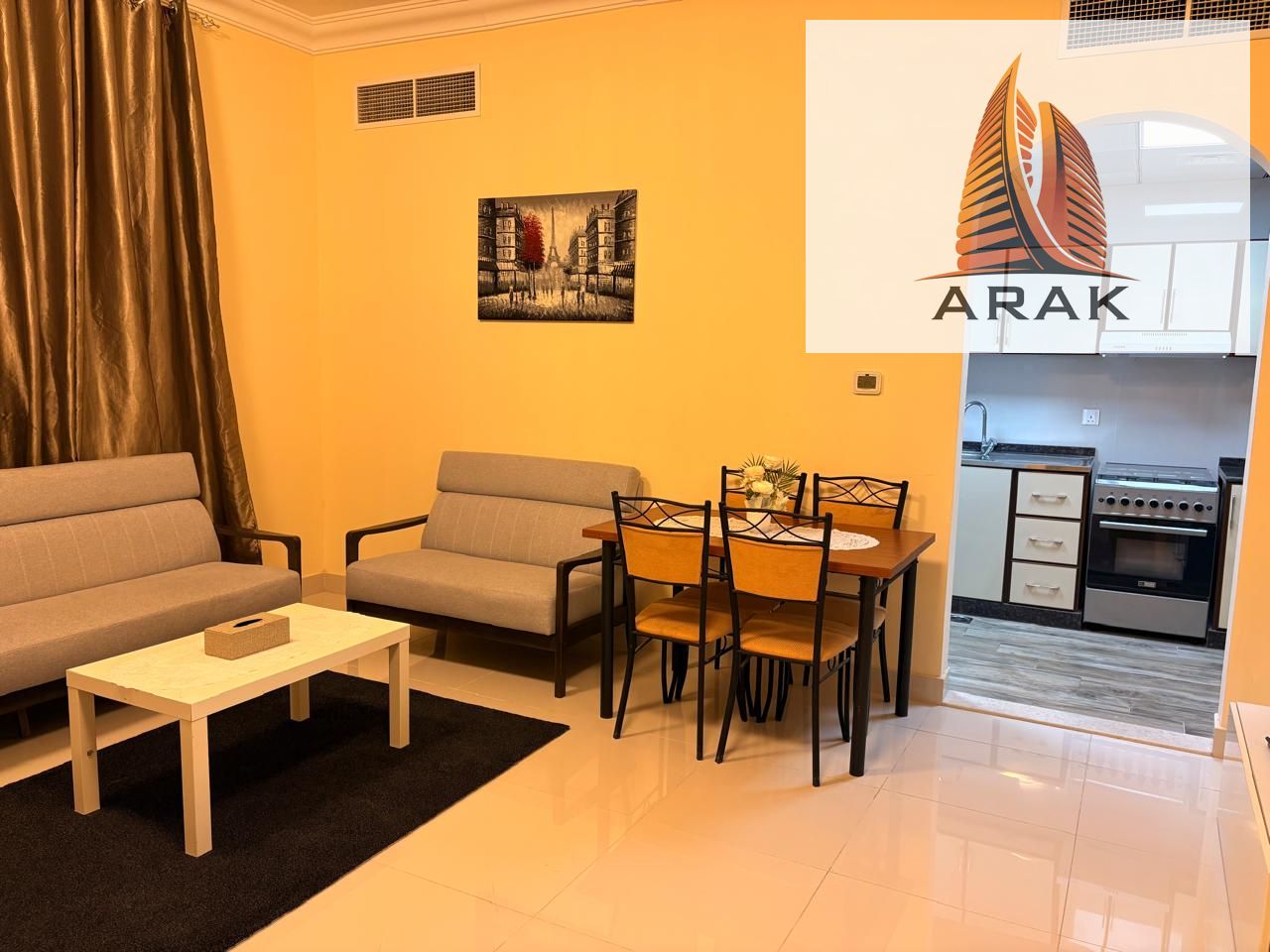 Furnished Studio for Monthly Rent – Al Jurf