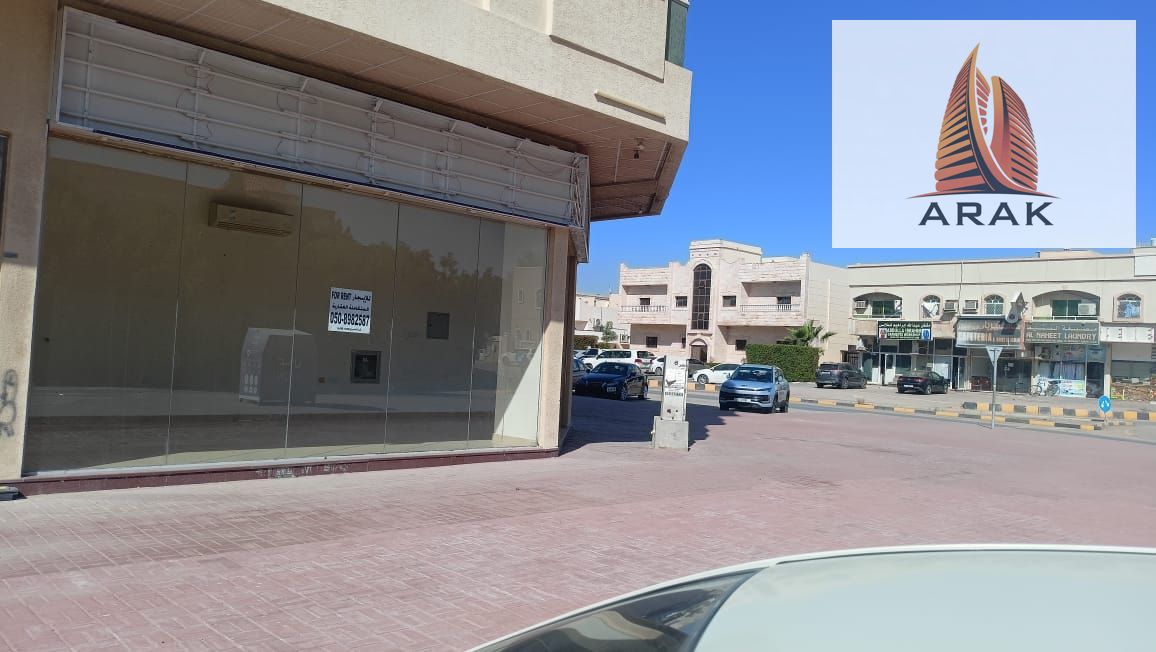 Annual shop for rent in Al Mowaihat Annual rent: 35,000 AED
