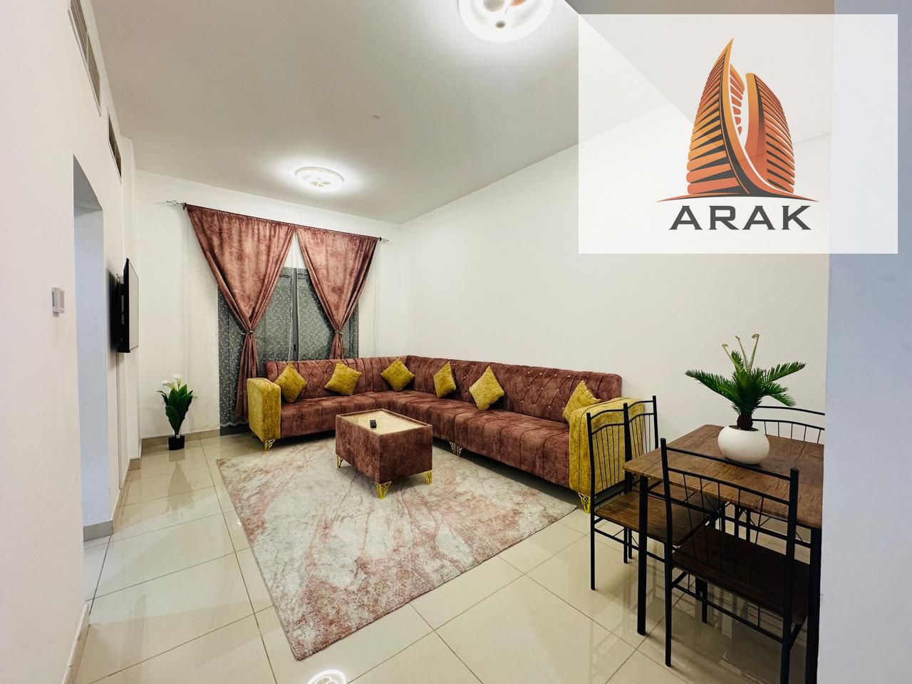 One-bedroom apartment with living room for rent – Al Nuaimiya 1, Ajman