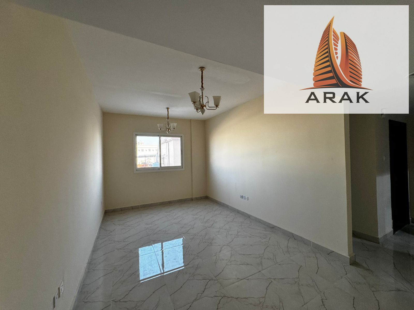 One-bedroom apartment with living room for annual rent in Al Rawda 2.