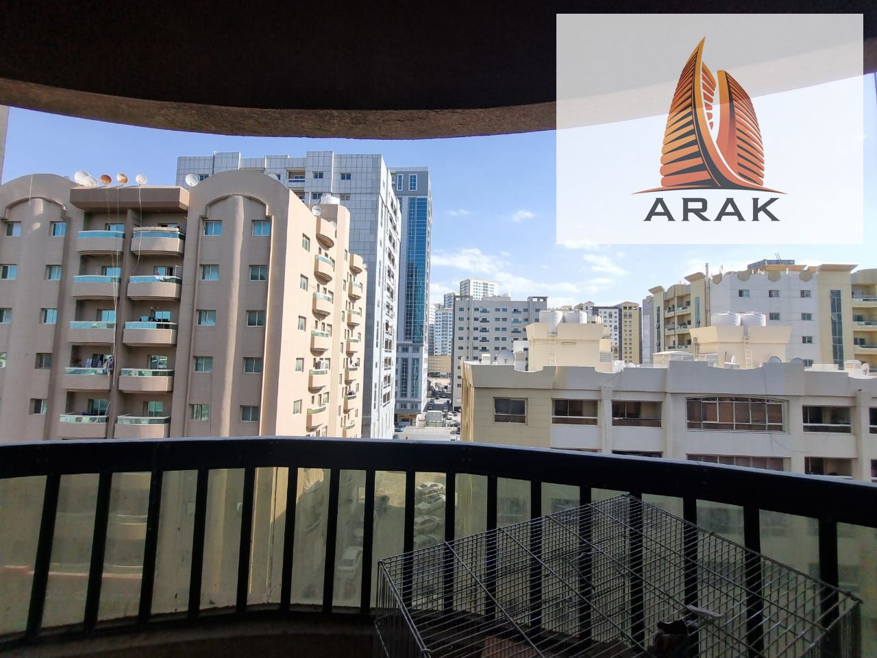 Two-bedroom apartment with a living room for annual rent in Al Rashidiya 1