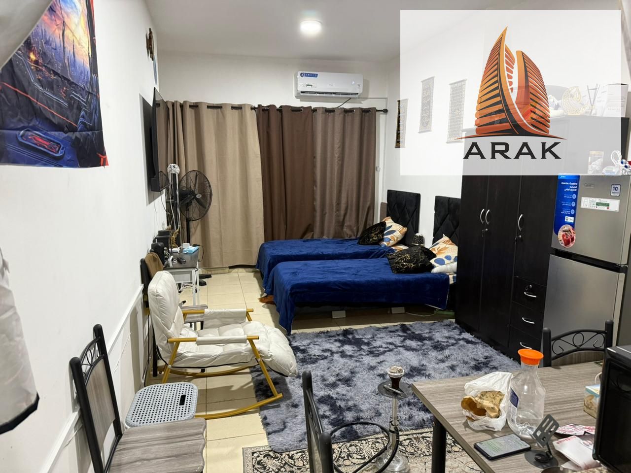 Furnished Studio for Monthly Rent – Al Rashidiya 3, Ajman