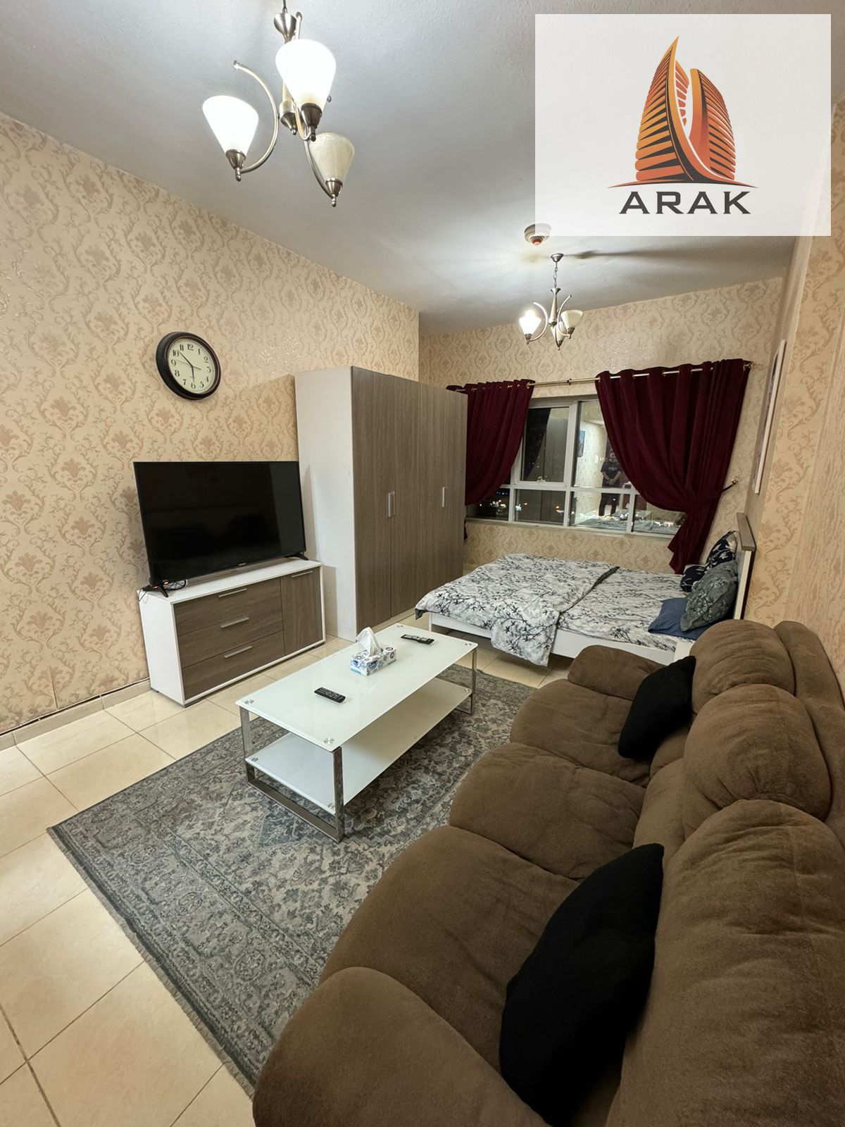 For Rent – Furnished Studio in Orient Towers, Al Bustan
