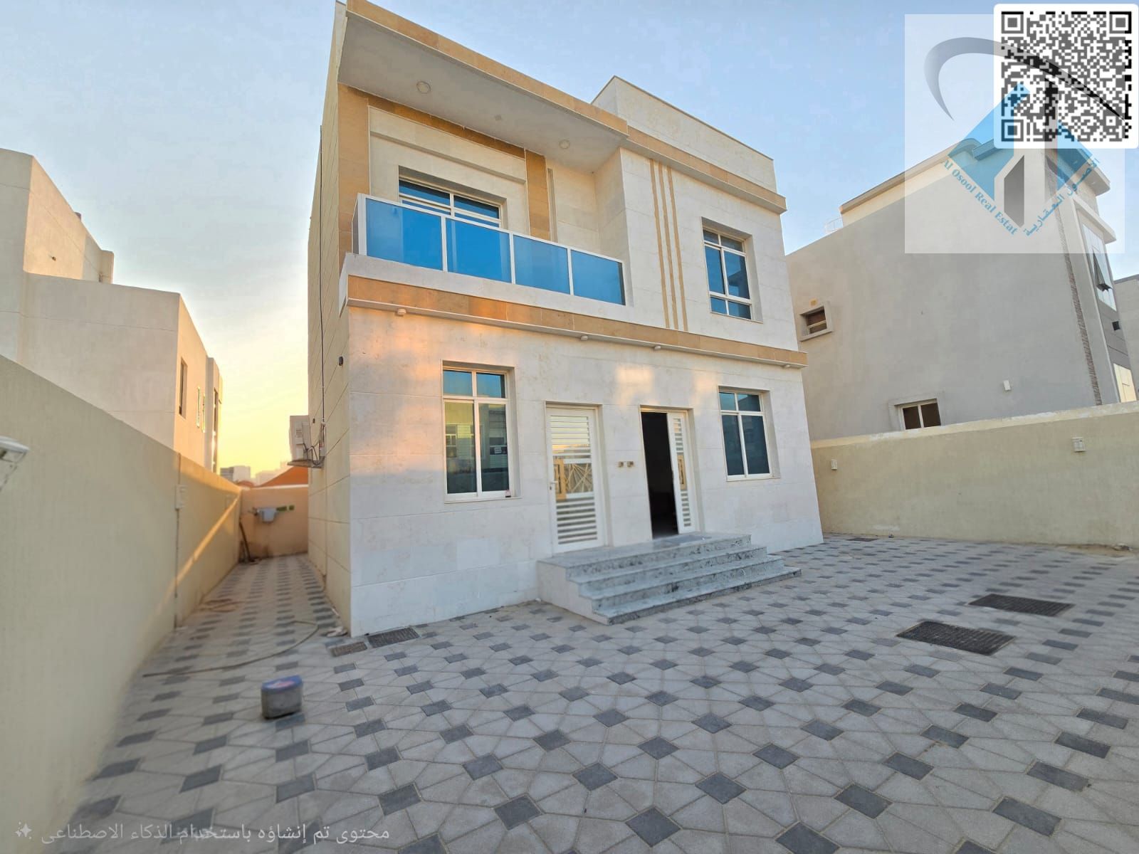 villa with central AC cash or monthly installments