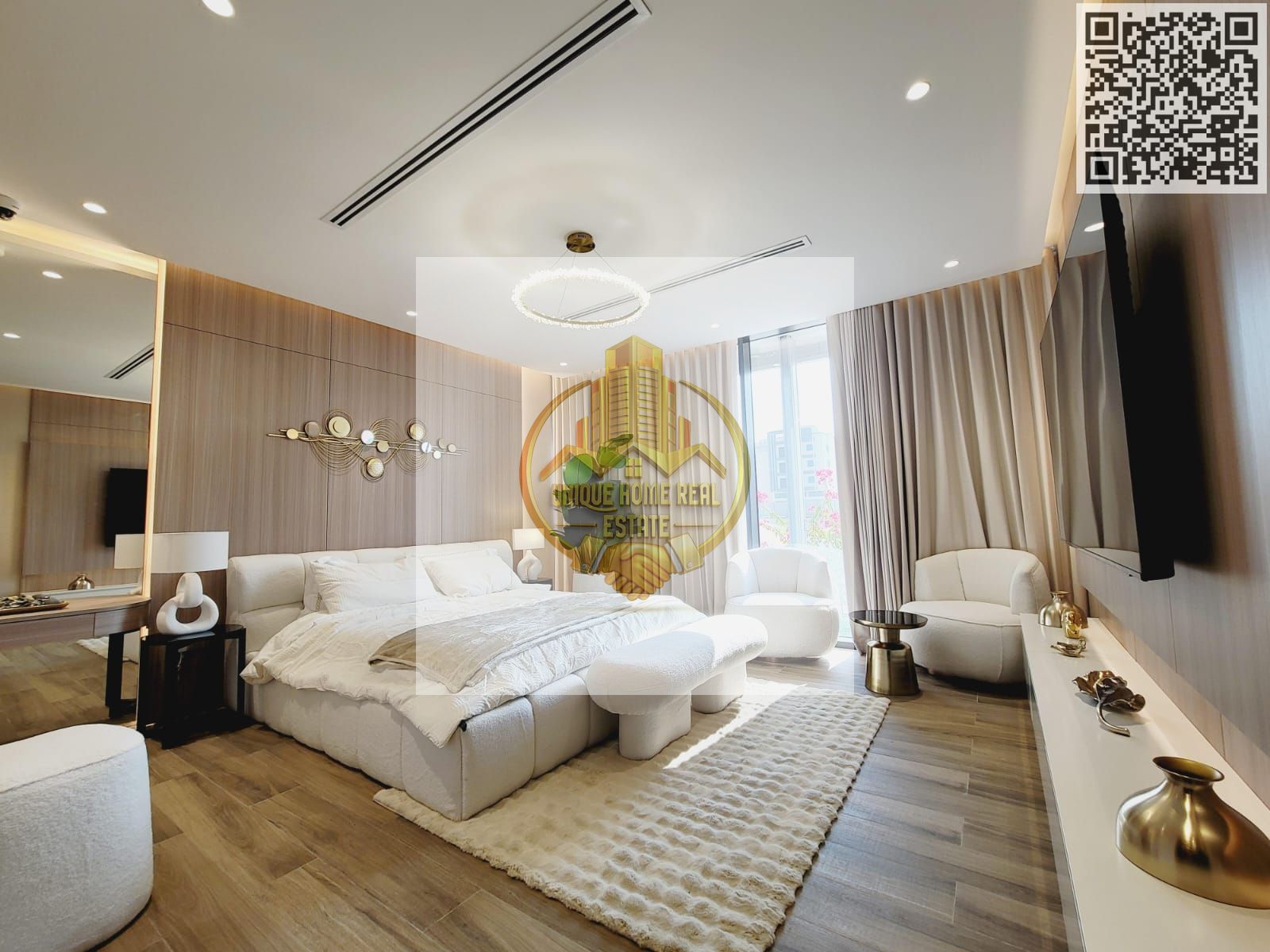 Smart Investment! Fully Furnished 1 Bedroom Apartment for Sale – Tiger Downtown, Ajman (Crystal Lagoons)