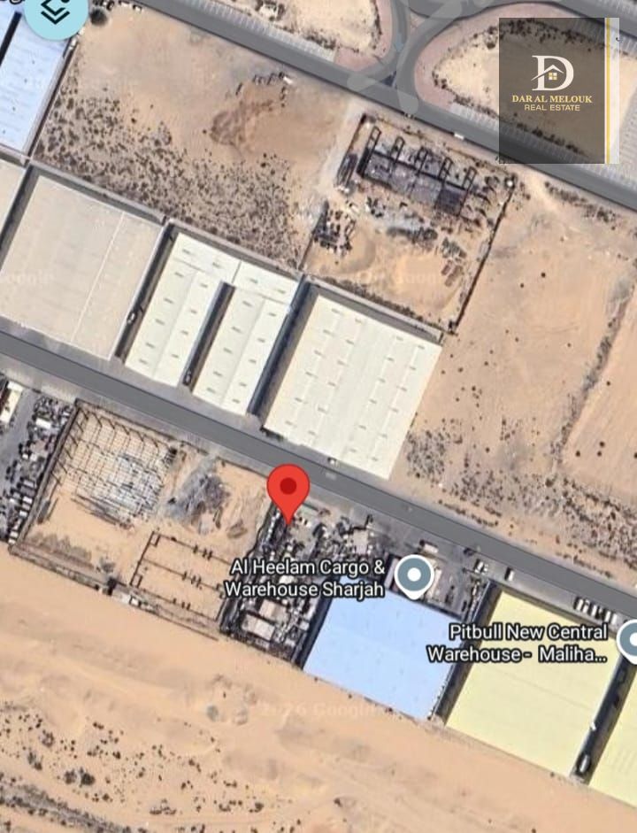 For Sale in Sharjah Industrial Area 18 Industrial Land Permit: Warehouses On the main road Owned by UAE and GCC nationals