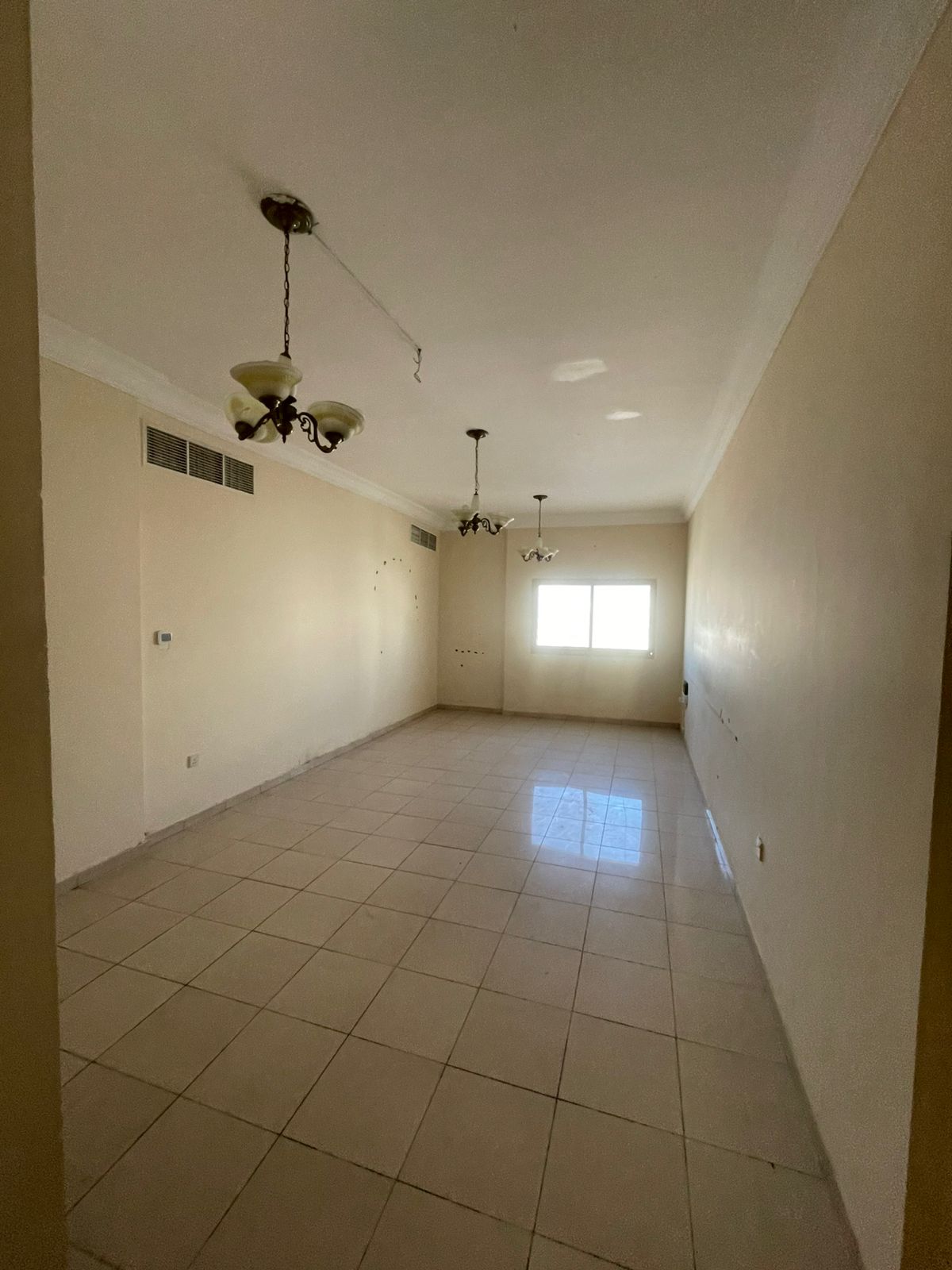 2-bedroom apartment with hall in Al Murijah – Sharjah Excellent space, balcony, 2 bathrooms, central AC, prime location close to all services and sh