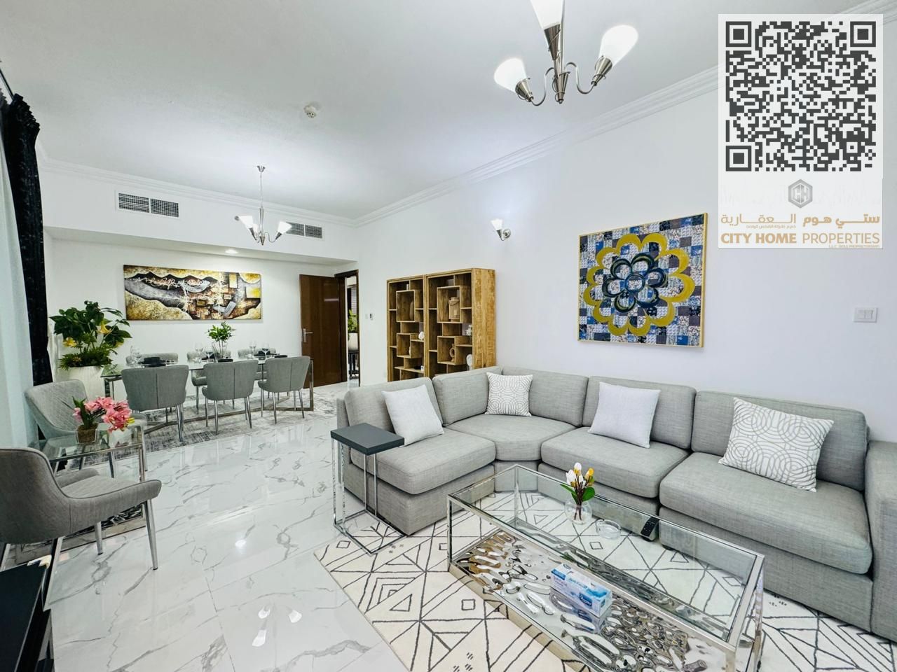 Stunning Luxury Investment Apartment in Al Waha Tower 2, Ajman | 2 Bedrooms + 3 Bathrooms + 2 Balconies with Breathtaking Canal & Pool View