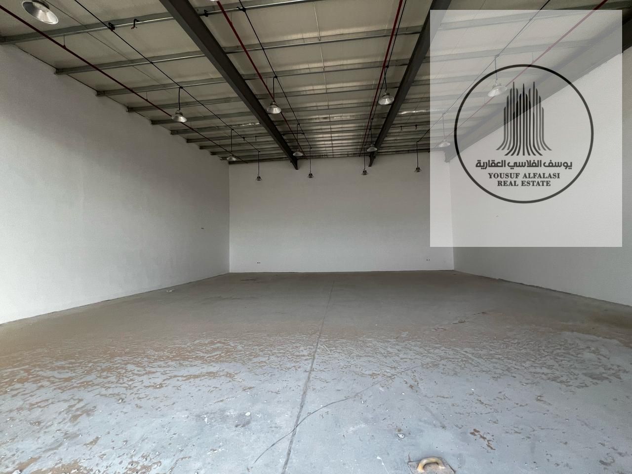 Brand new warehouse for rent, never before occupied, 2,850 sq ft, 25 kW electricity.