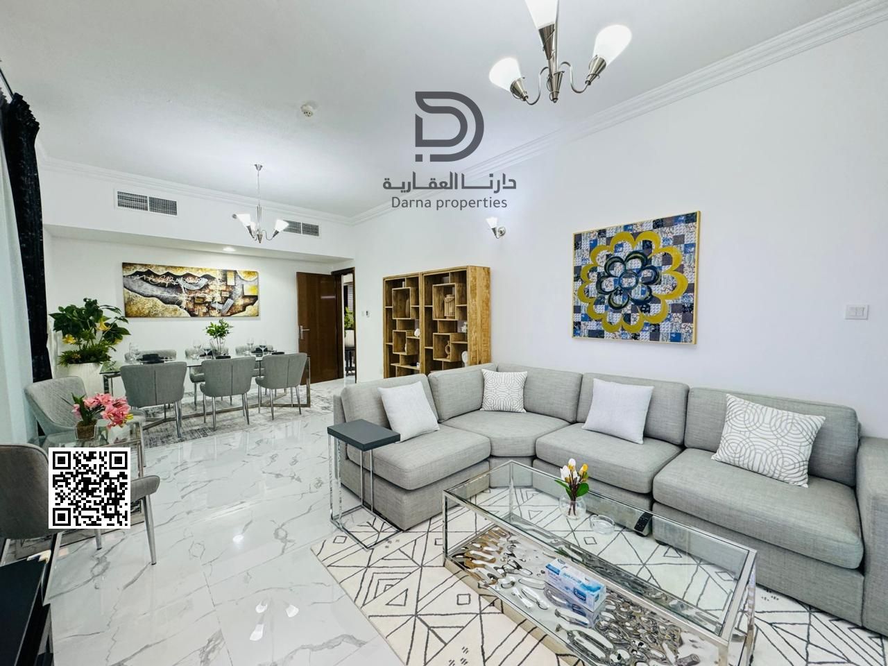 Own a spacious 2-bedroom apartment with living room in Al Waha Towers, featuring high-quality finishes, prime location close to all services, ideal fo