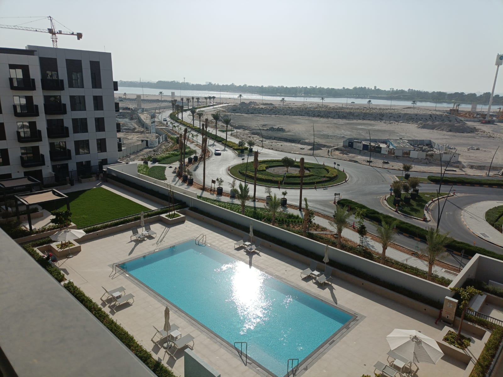 Swimming pool view 1 Bhk 55k aed with all Amenities