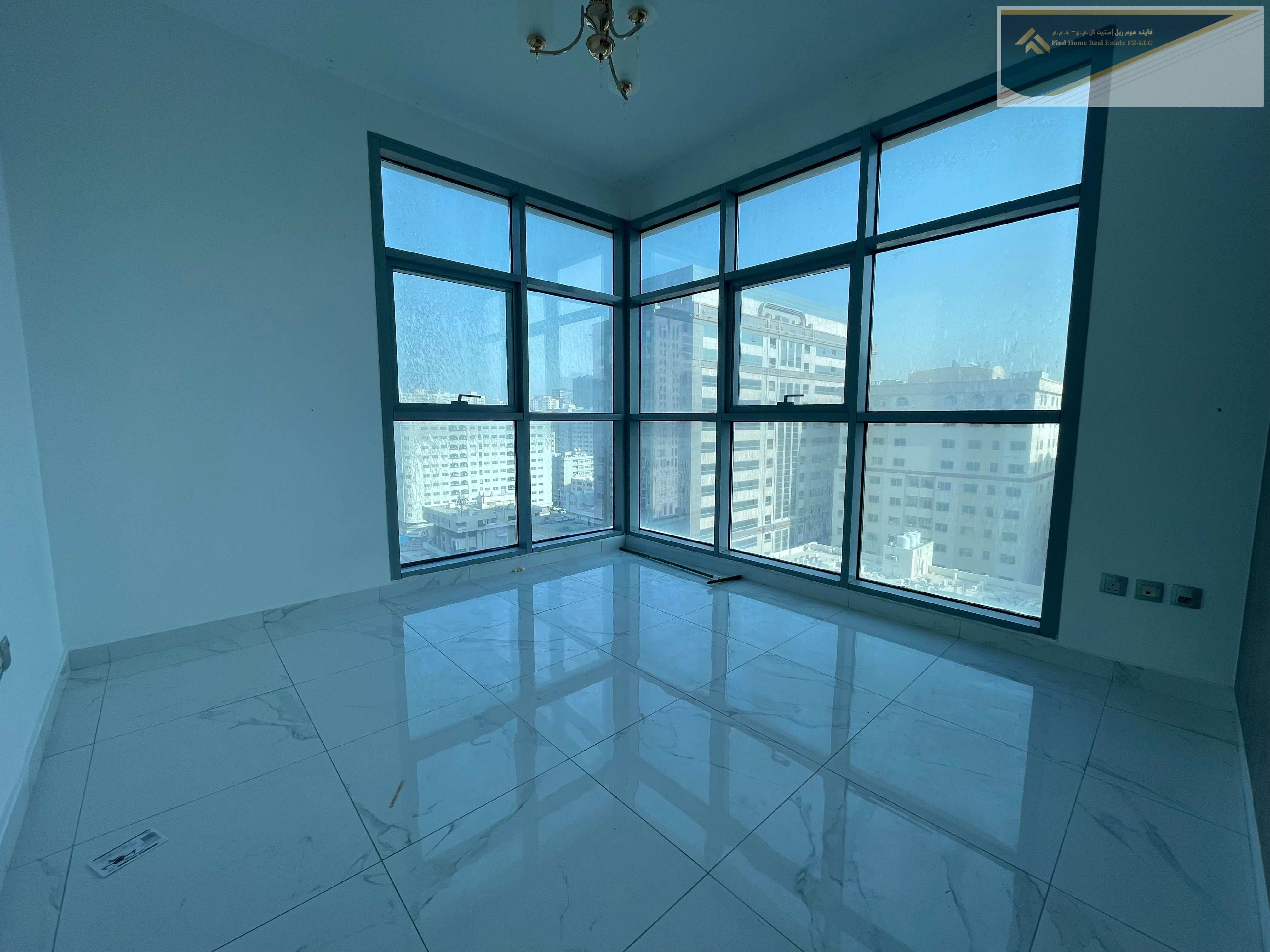FULLY LUXURIOUS!! 2BHK WITH PARKING AND GYM WITH WARDROBES BALCONY IS VERY NEAR TO CORNICHE IS JUST 55k