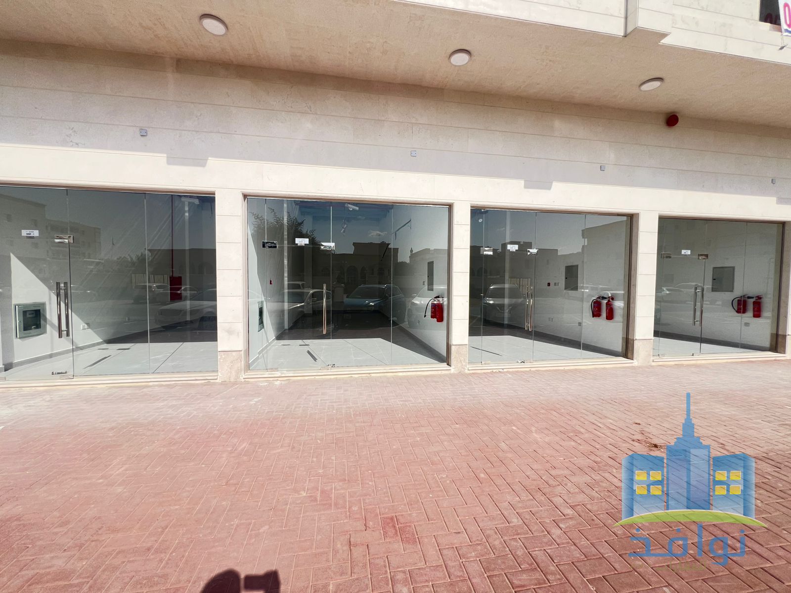 Shops for annual rent in Al Rawdah 2, a building suitable for first-time residents.